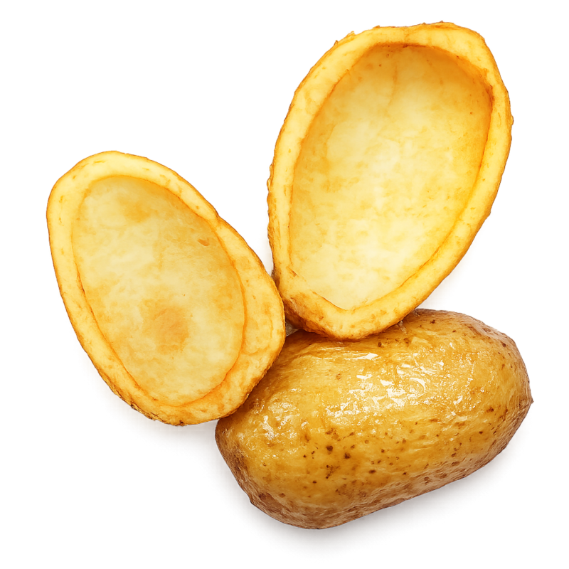 Potatoes Baked Skin